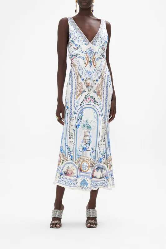 V-NECK SLIP DRESS SEASON OF THE SIREN sold by Camilla