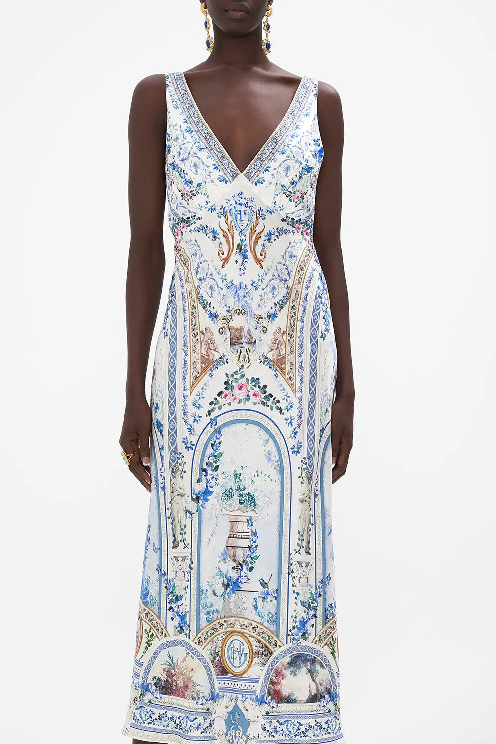 V-NECK SLIP DRESS SEASON OF THE SIREN sold by Camilla product image thumbnail 5