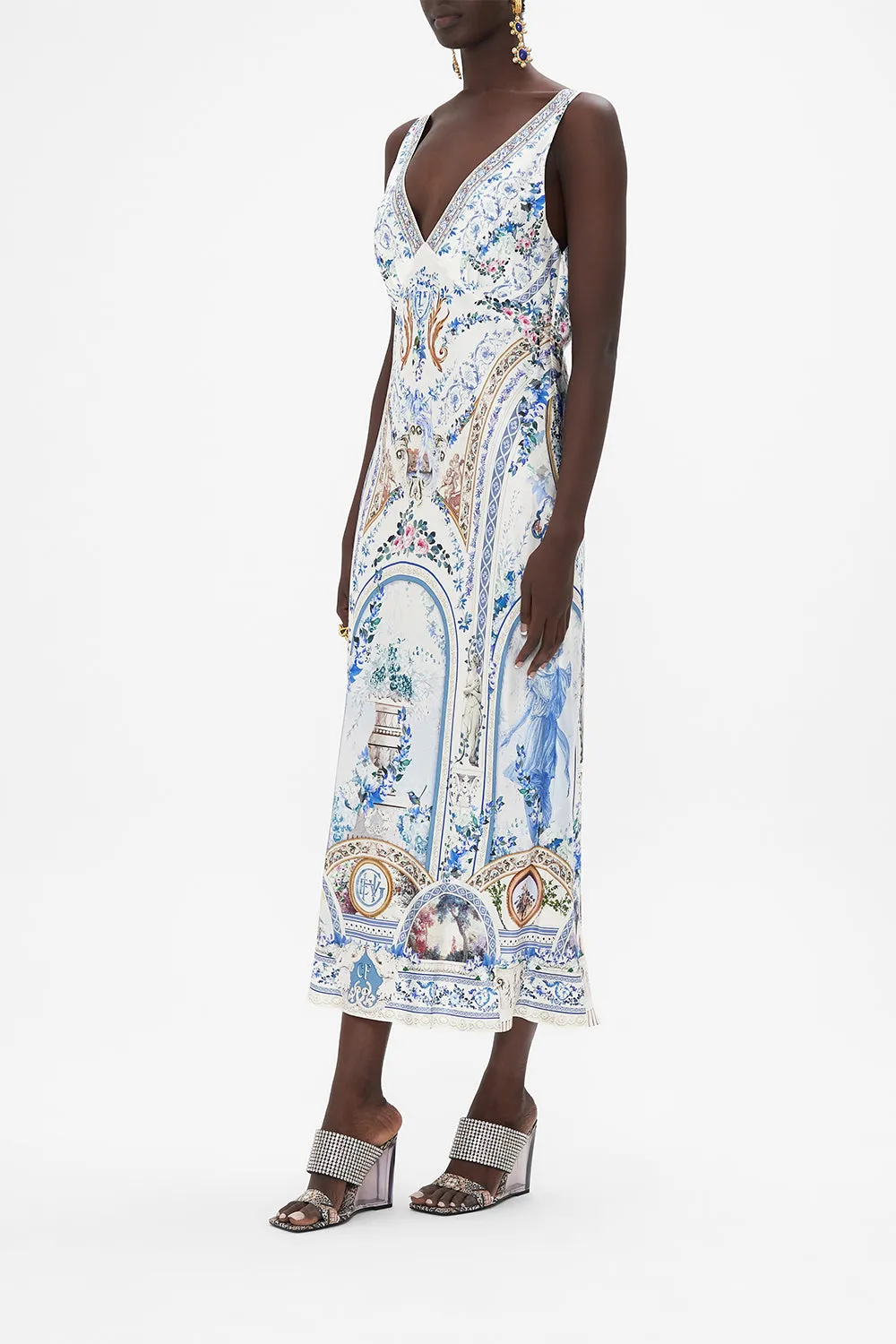 V-NECK SLIP DRESS SEASON OF THE SIREN sold by Camilla product image thumbnail 4