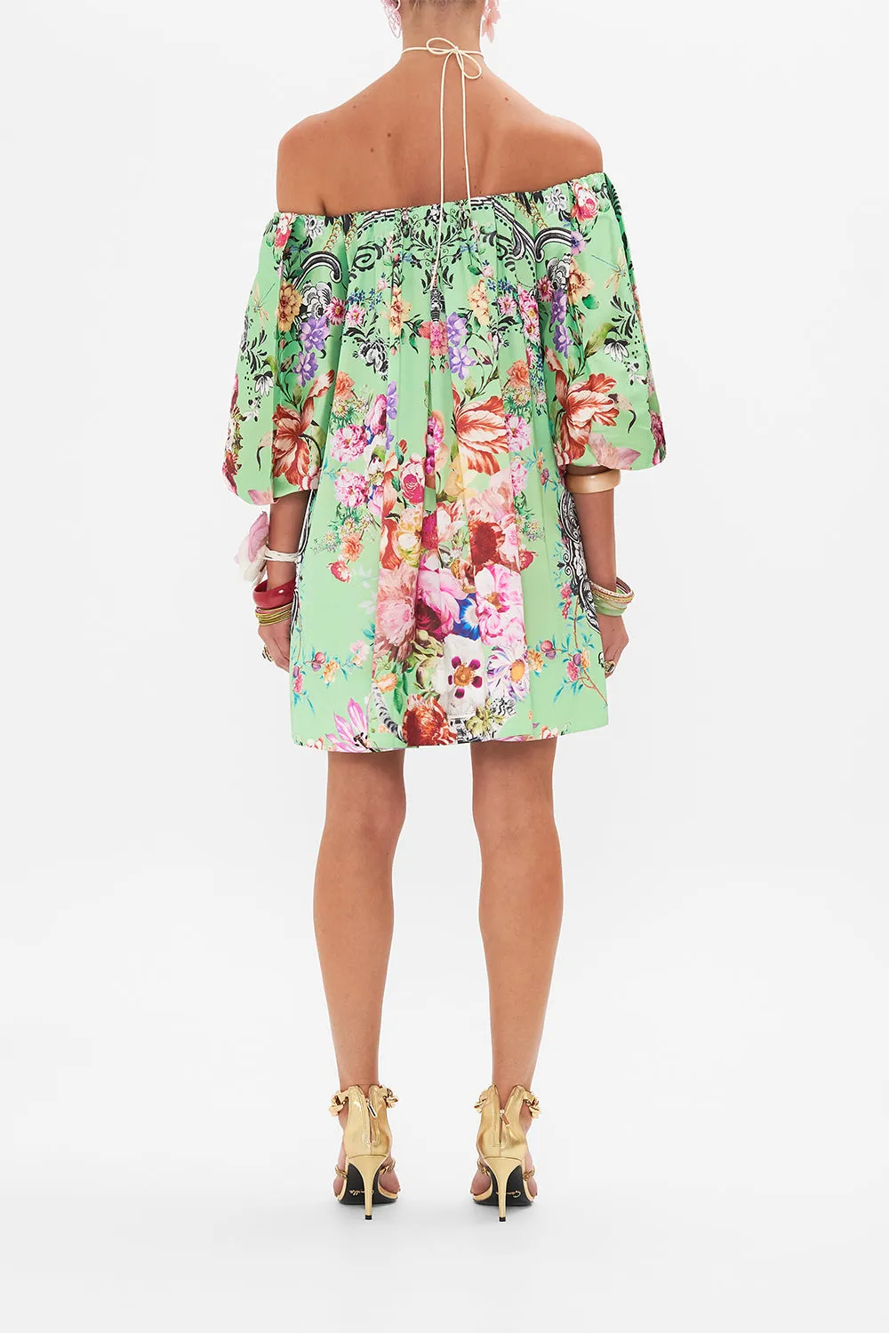 OFF SHOULDER PUFF DRESS PORCELAIN DREAM sold by Camilla product image thumbnail 2