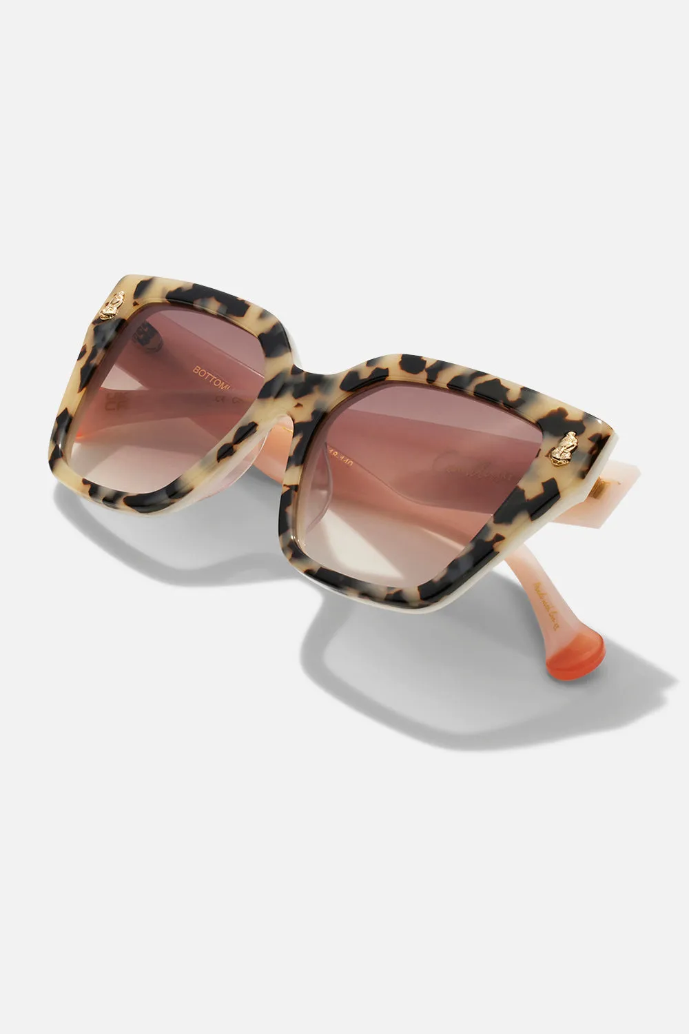 BOTTOMLESS BRUNCH SUNGLASSES NATURAL TORT / BALLET sold by Camilla product image thumbnail 3