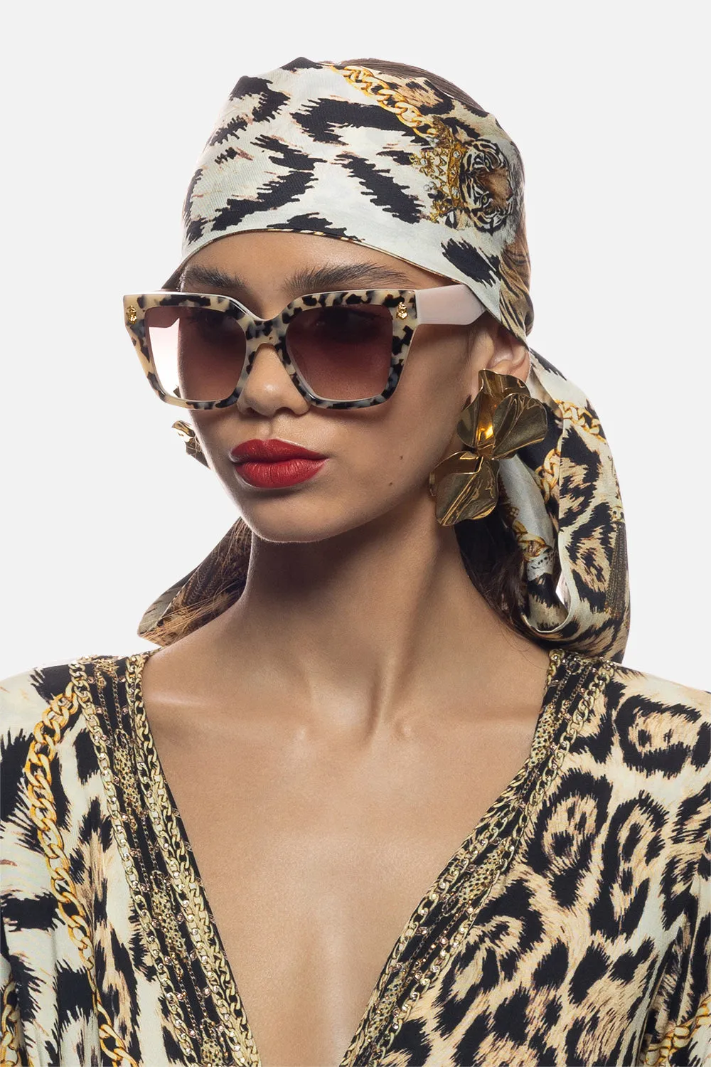 BOTTOMLESS BRUNCH SUNGLASSES NATURAL TORT / BALLET sold by Camilla product image thumbnail 5