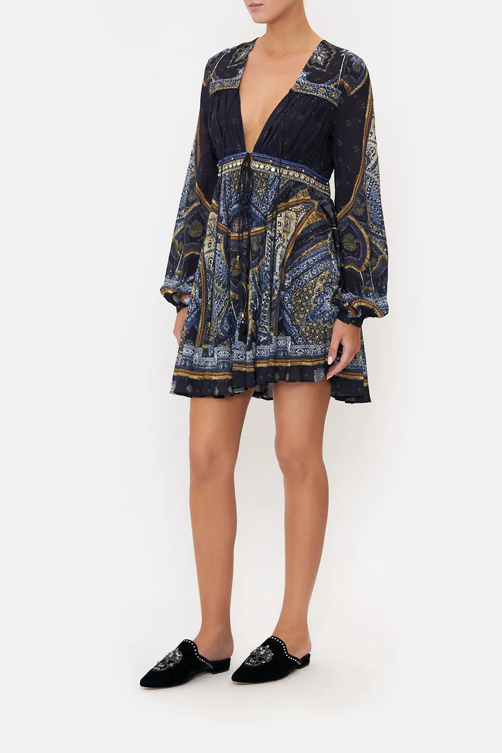 SHORT PEASANT DRESS FOREVER FAMILY sold by Camilla product image thumbnail 4