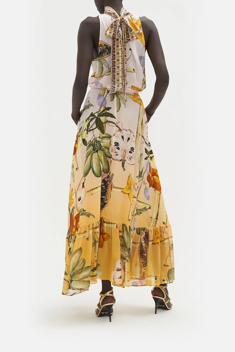 NECKTIE DRESS WITH ELASTICATED WAIST ORIGINAL SIN sold by Camilla product image thumbnail 2