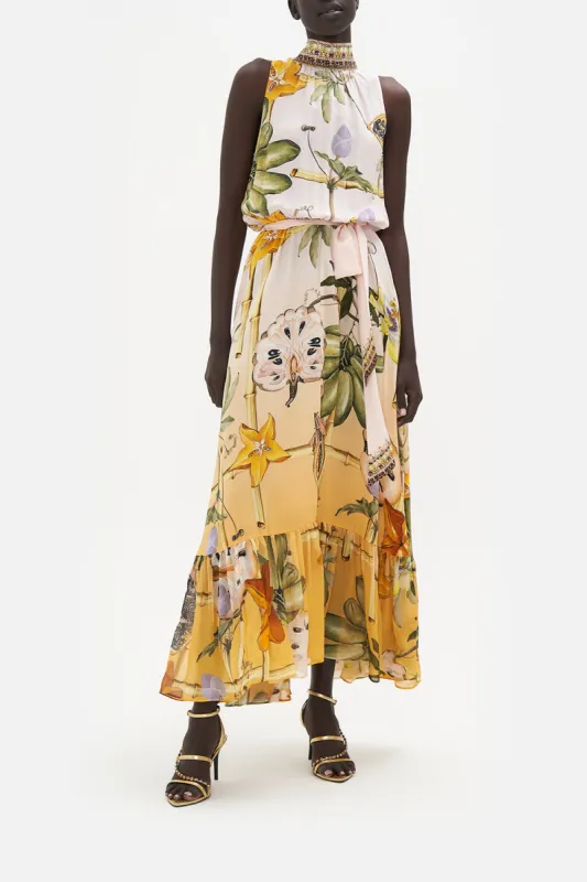 NECKTIE DRESS WITH ELASTICATED WAIST ORIGINAL SIN sold by Camilla