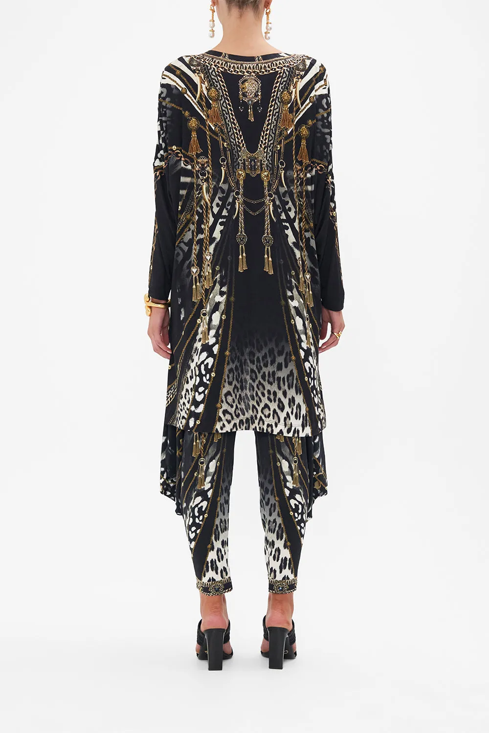 SIDE SPLIT TEE - ALL OVER PRINT UNTAMED ROYALTY sold by Camilla product image thumbnail 2