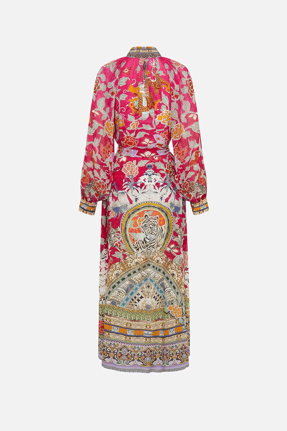 RAGLAN SLEEVE MIDI SHIRT DRESS TASTE OF TWILIGHT sold by Camilla product image thumbnail 3