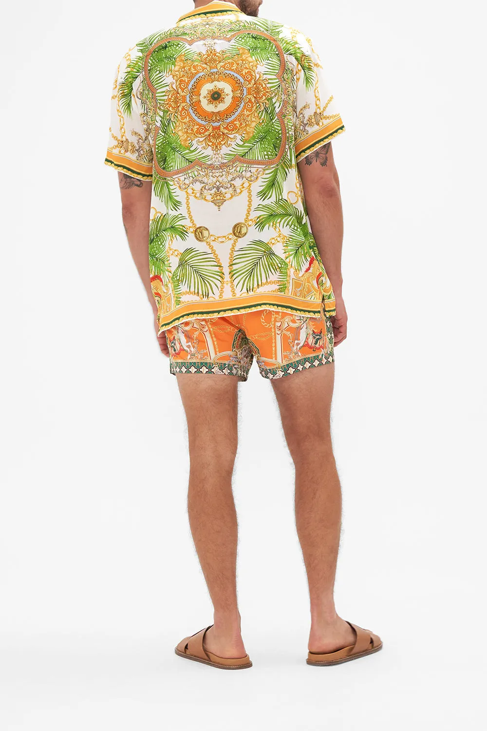 SHORT SLEEVE CAMP COLLARED SHIRT MY SWEET DEVOTION sold by Camilla product image thumbnail 3