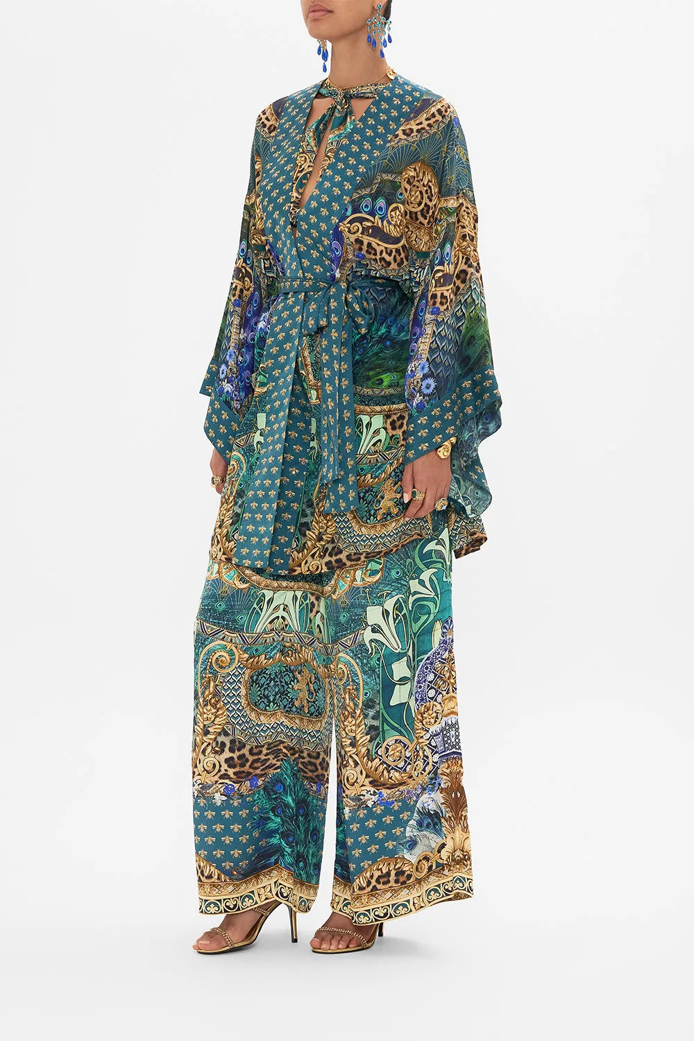 KIMONO WITH TIE BELT FAN DANCE sold by Camilla product image thumbnail 4