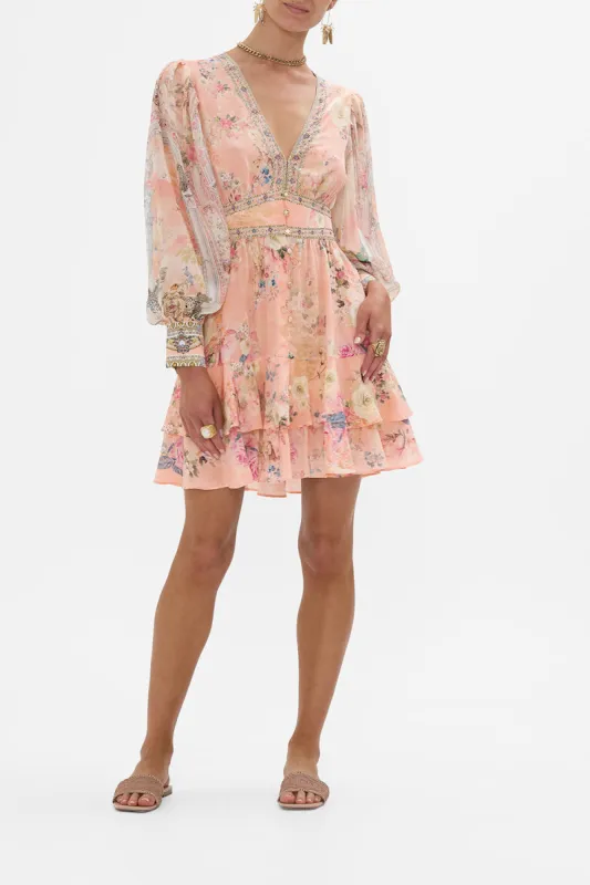 BUTTON FRONT FRILL DRESS THE JEWELLERY PALACE sold by Camilla