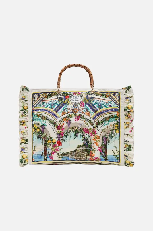 FRILLED EDGE TOTE AMALFI AMORE sold by Camilla