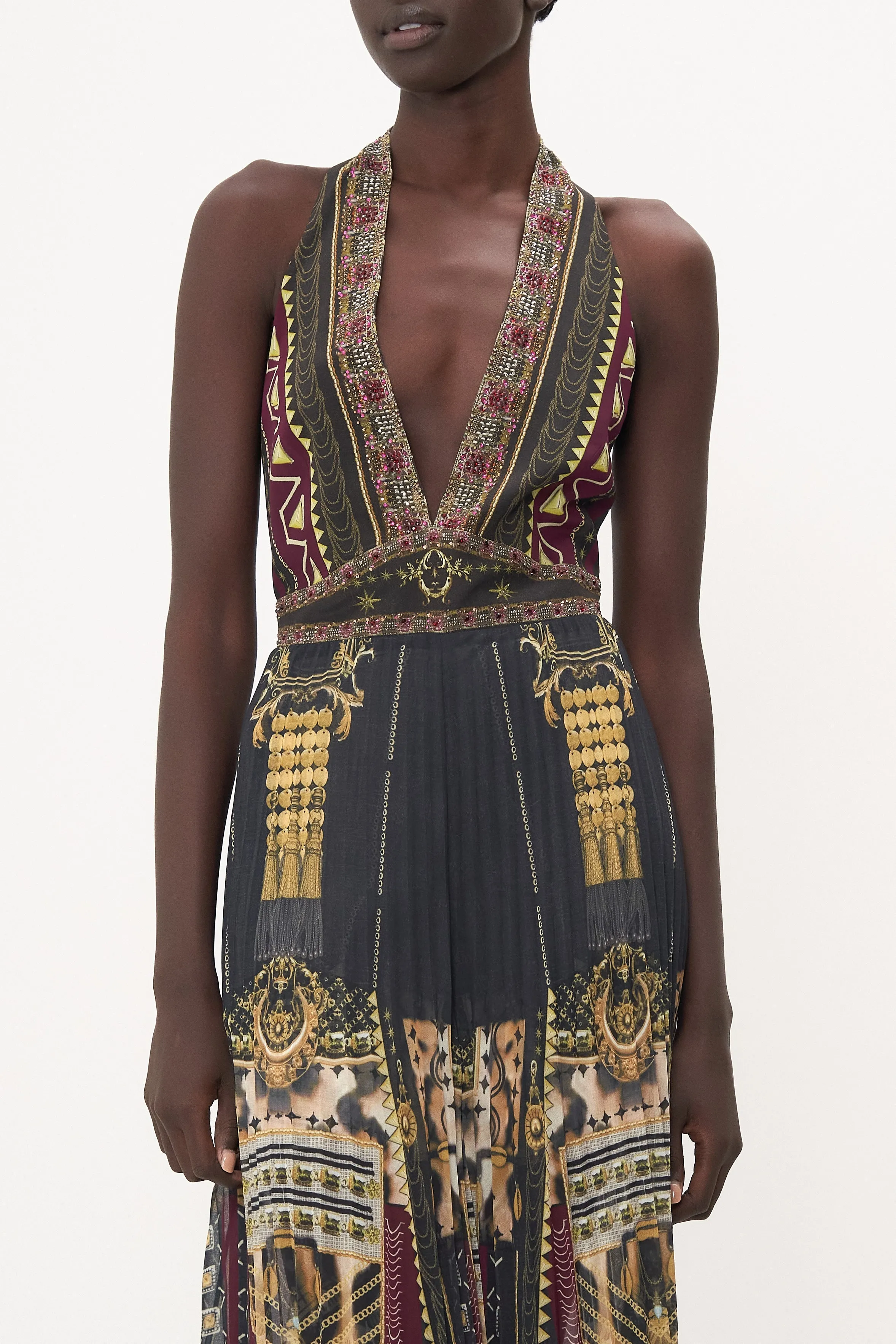 TIE NECK HALTER JUMPSUIT DESERT DREAMS sold by Camilla product image thumbnail 5