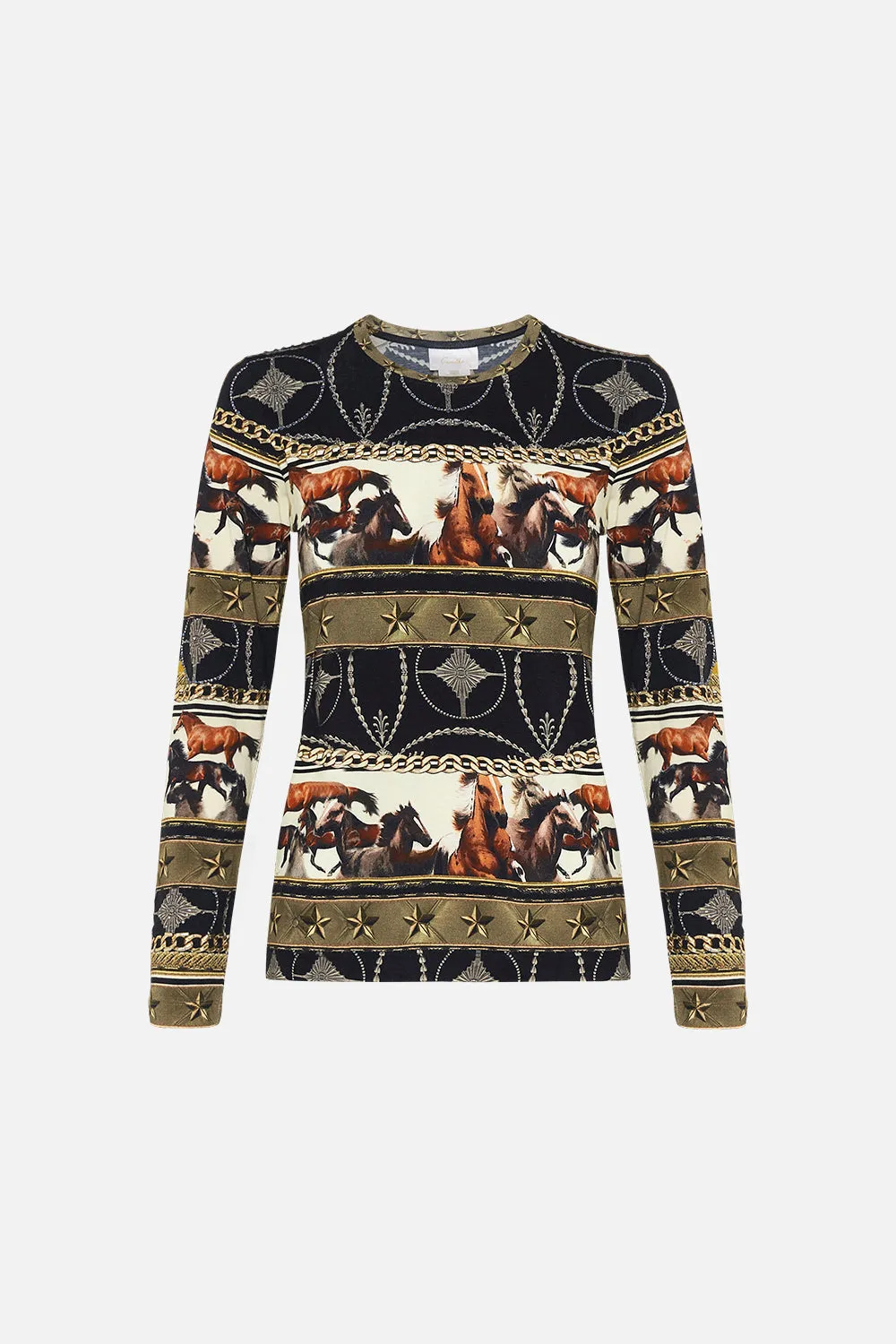 LONG SLEEVE CREW TOP BOSS OF THE BRUMBIES sold by Camilla product image thumbnail 3