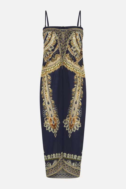 RING TRIM LONG SARONG ITS ALL OVER TORERO sold by Camilla