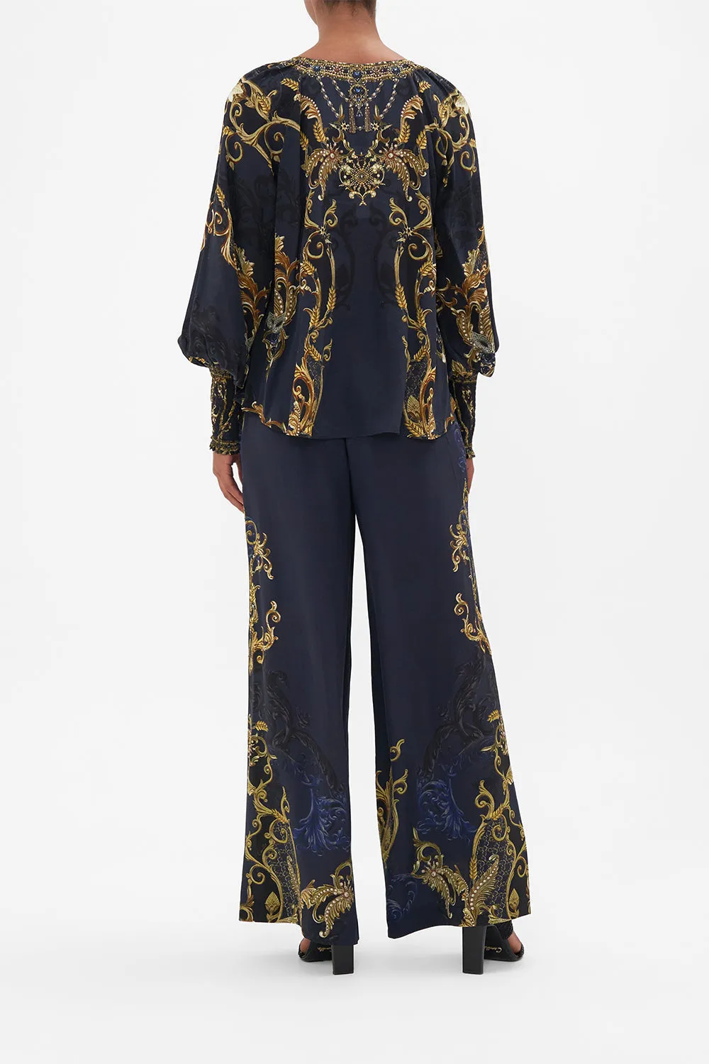 SHIRRED CUFF BLOUSE MOONLIGHT MELODIES sold by Camilla product image thumbnail 2