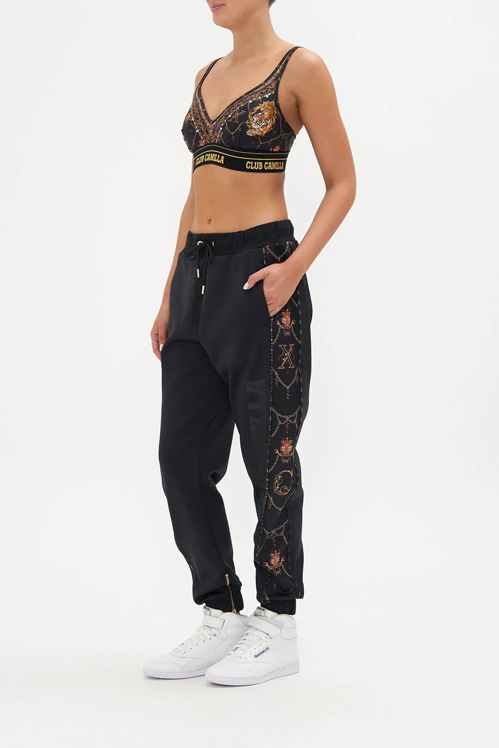 TRACK PANT WITH ZIP KNIGHTS OF JAGGIS TABLE sold by Camilla product image thumbnail 4