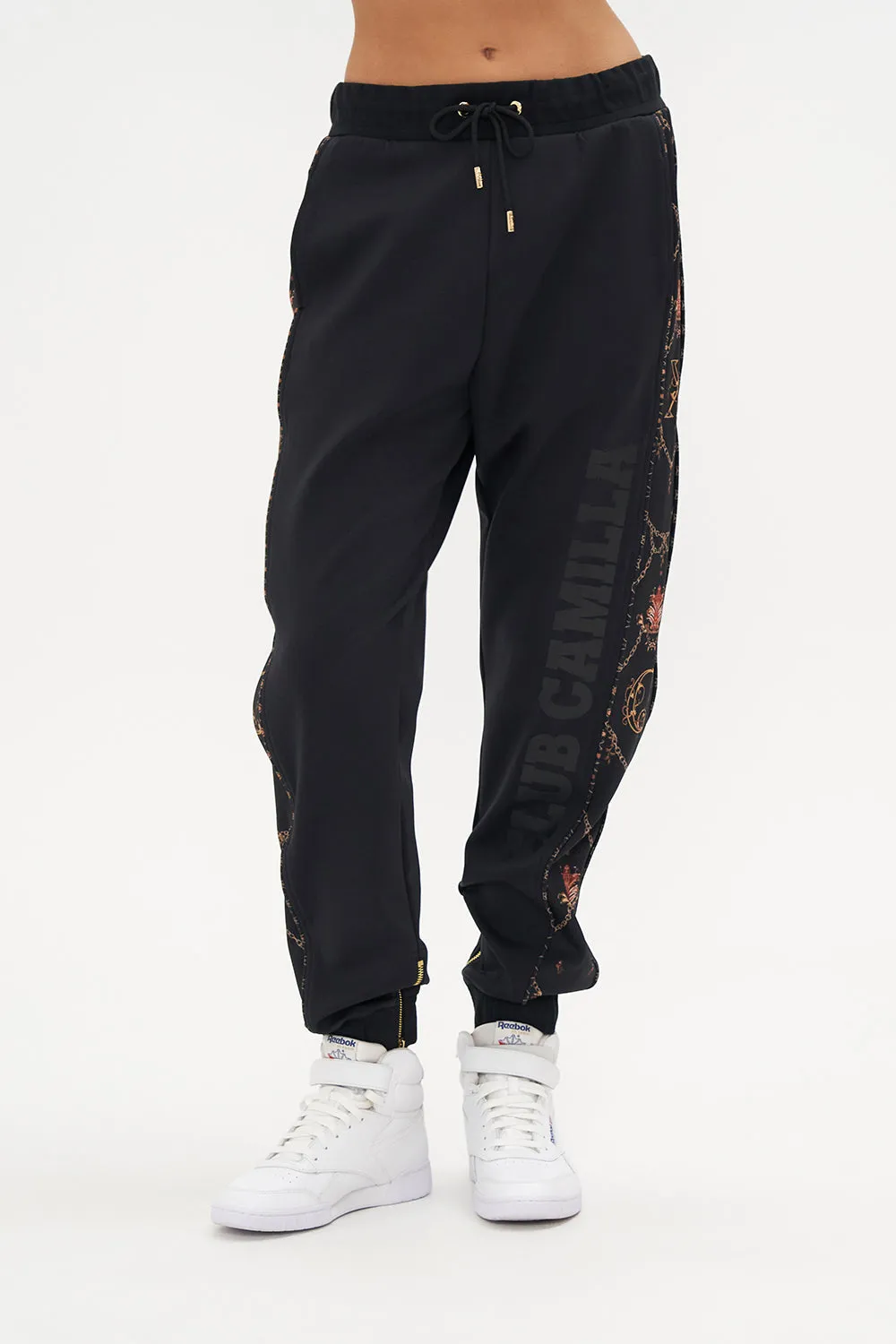 TRACK PANT WITH ZIP KNIGHTS OF JAGGIS TABLE sold by Camilla product image thumbnail 5