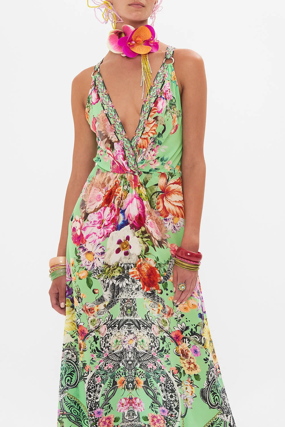 TWIST FRONT DRESS WITH HARDWARE PORCELAIN DREAM sold by Camilla product image thumbnail 5