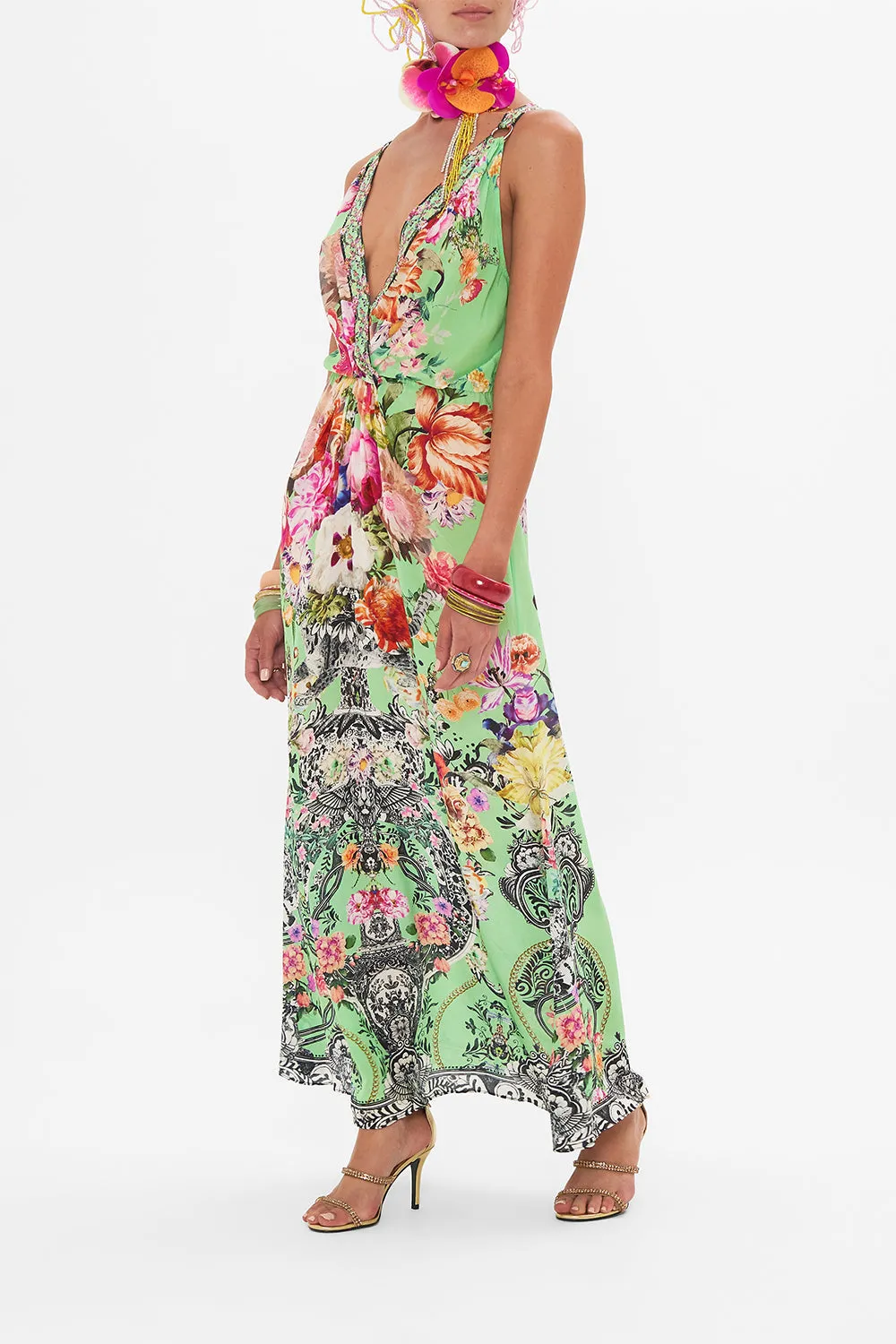 TWIST FRONT DRESS WITH HARDWARE PORCELAIN DREAM sold by Camilla product image thumbnail 4