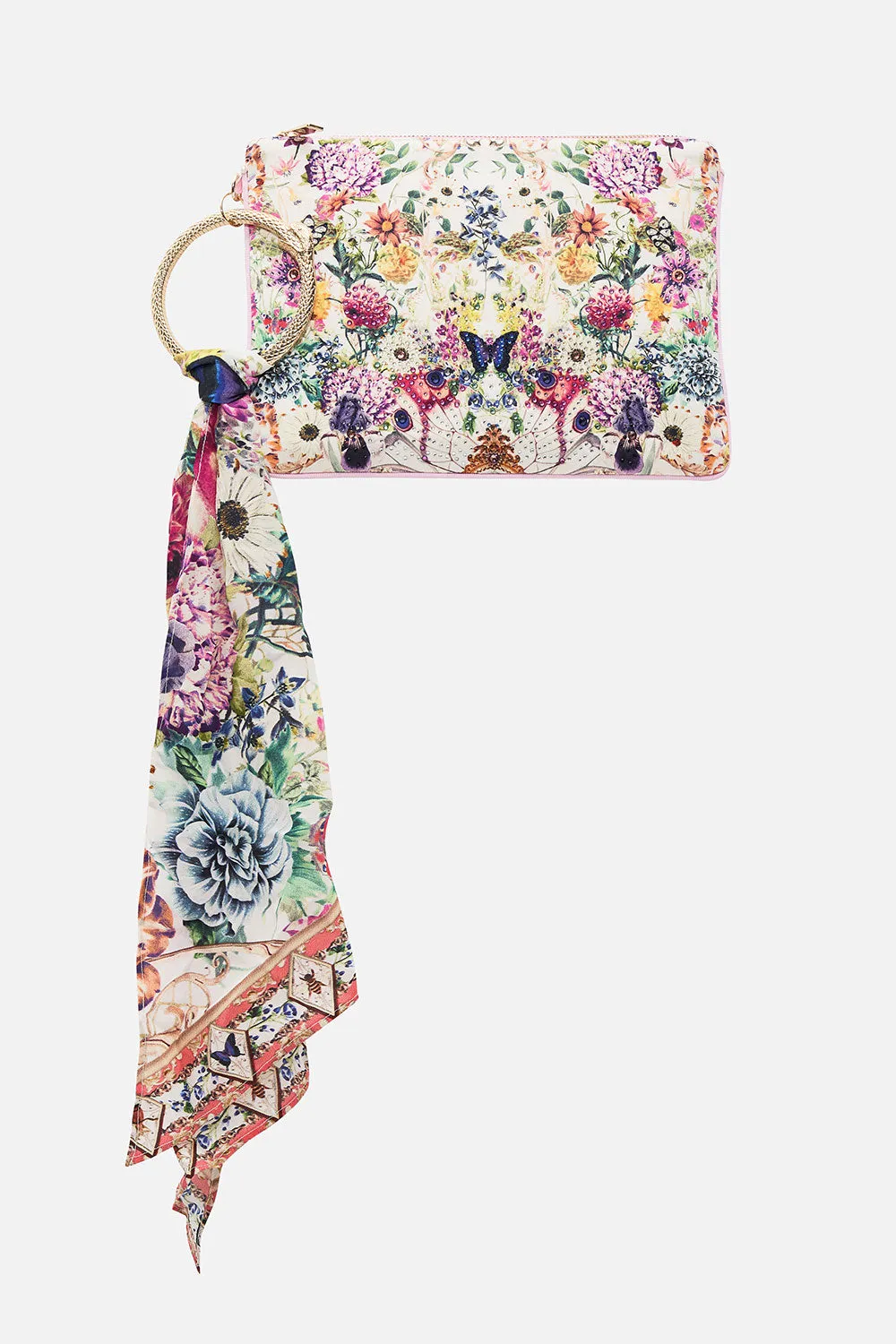 RING SCARF CLUTCH QUEENS BEE HIVE sold by Camilla