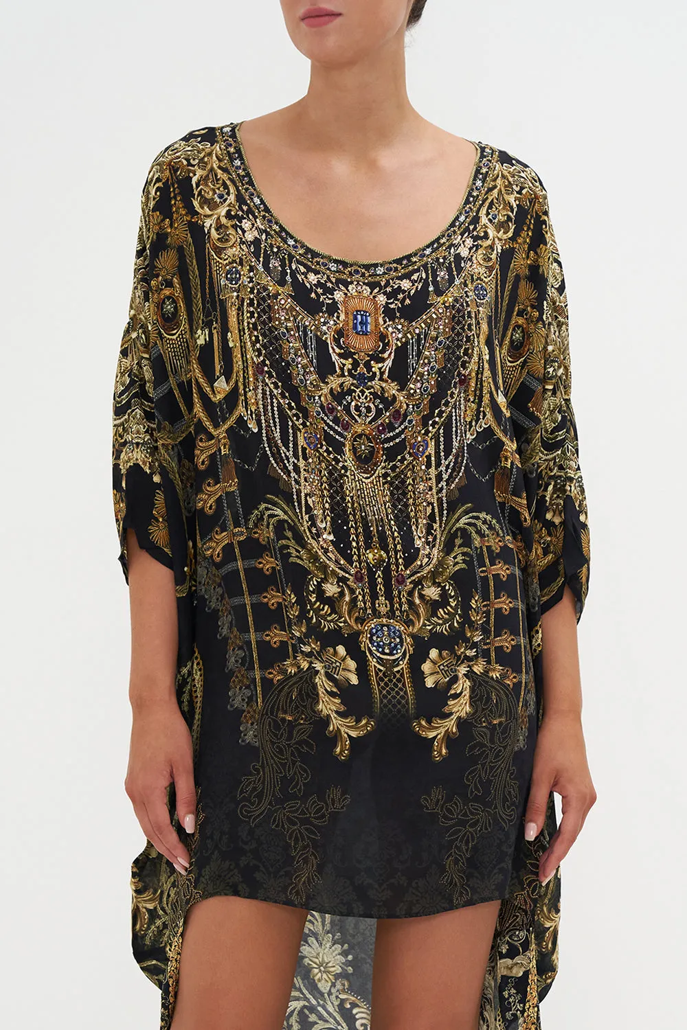 SCOOP BACK HEM DRESS THE NIGHT IS NOIR sold by Camilla product image thumbnail 5