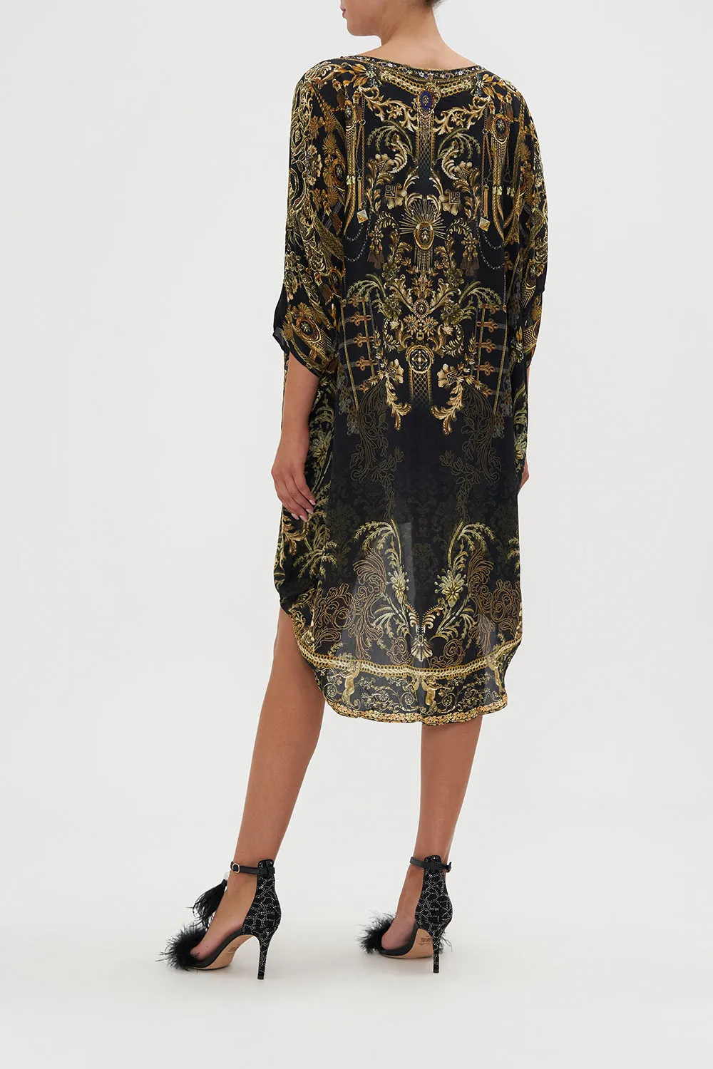 SCOOP BACK HEM DRESS THE NIGHT IS NOIR sold by Camilla product image thumbnail 2