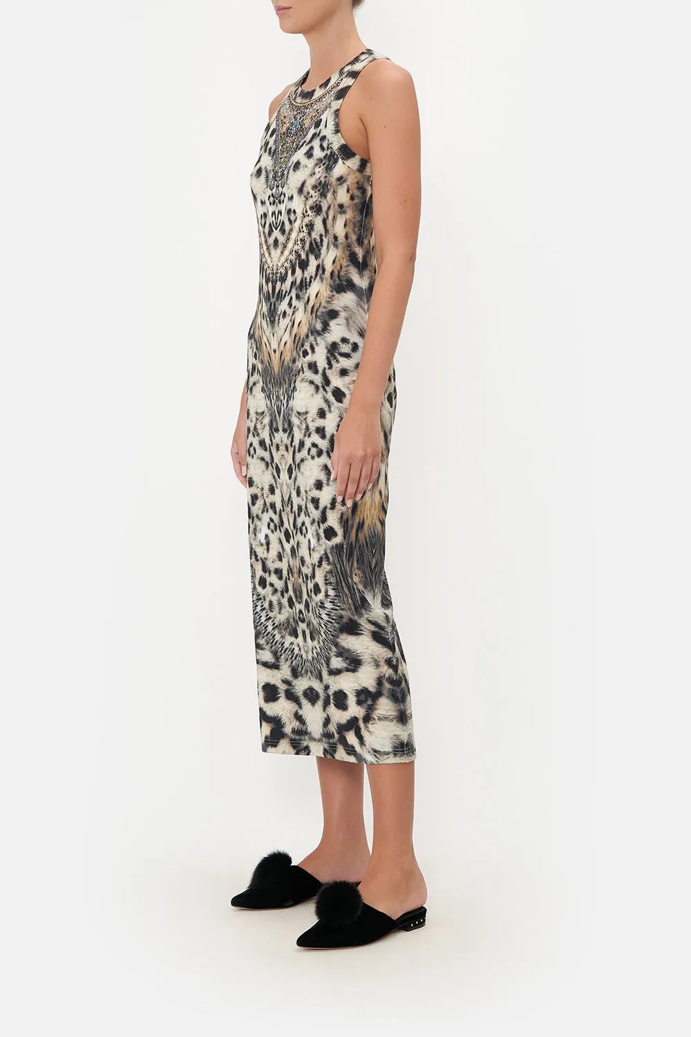 JERSEY TANK DRESS SNOW WHISPERS LOUNGE sold by Camilla product image thumbnail 4