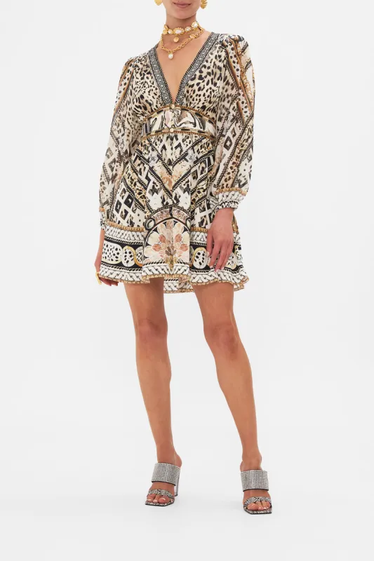 CURVED WAISTBAND SHORT DRESS MOSAIC MUSE sold by Camilla