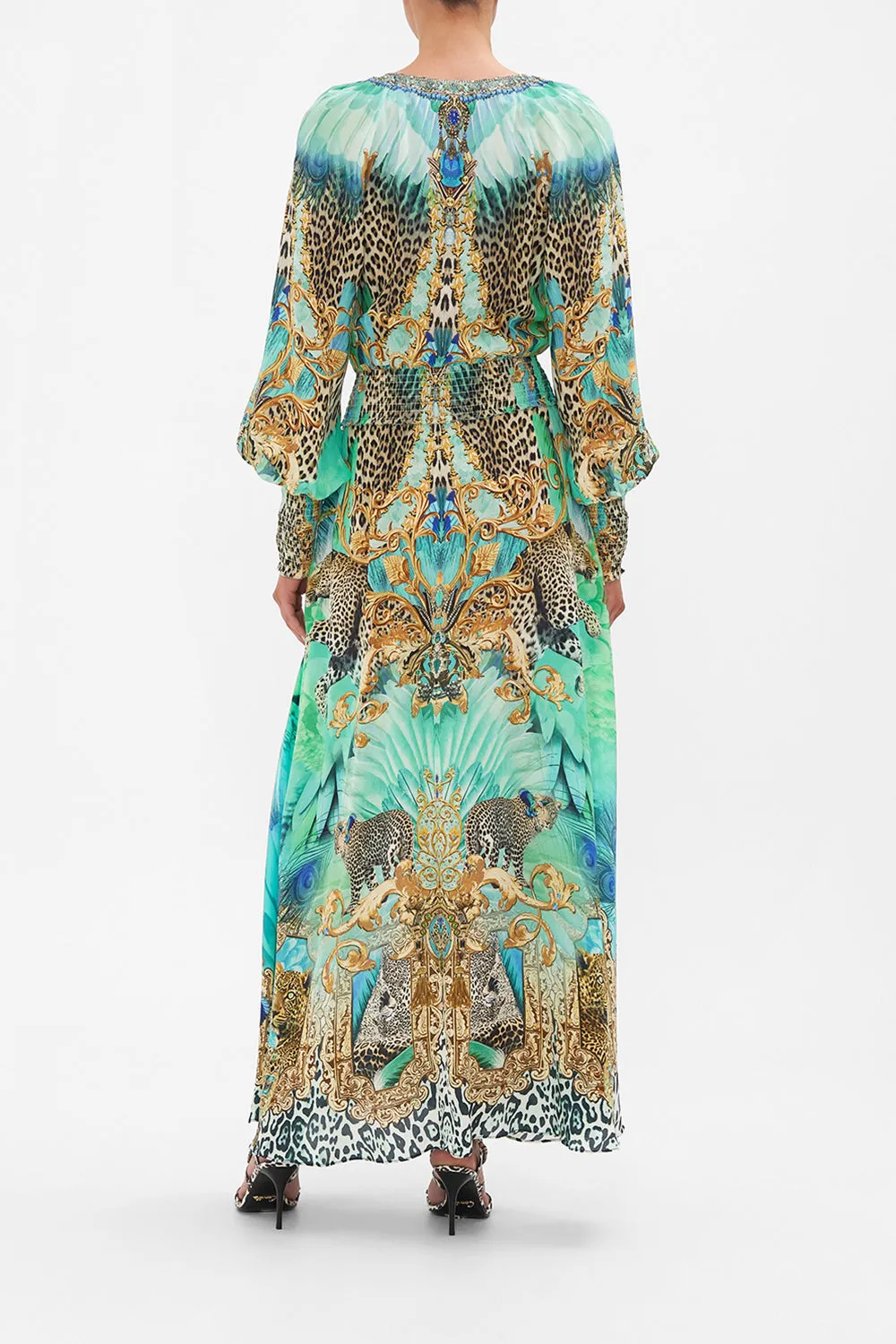 DRESS WITH SHIRRED WAIST AND CUFF LAY OF THE LAND sold by Camilla product image thumbnail 2