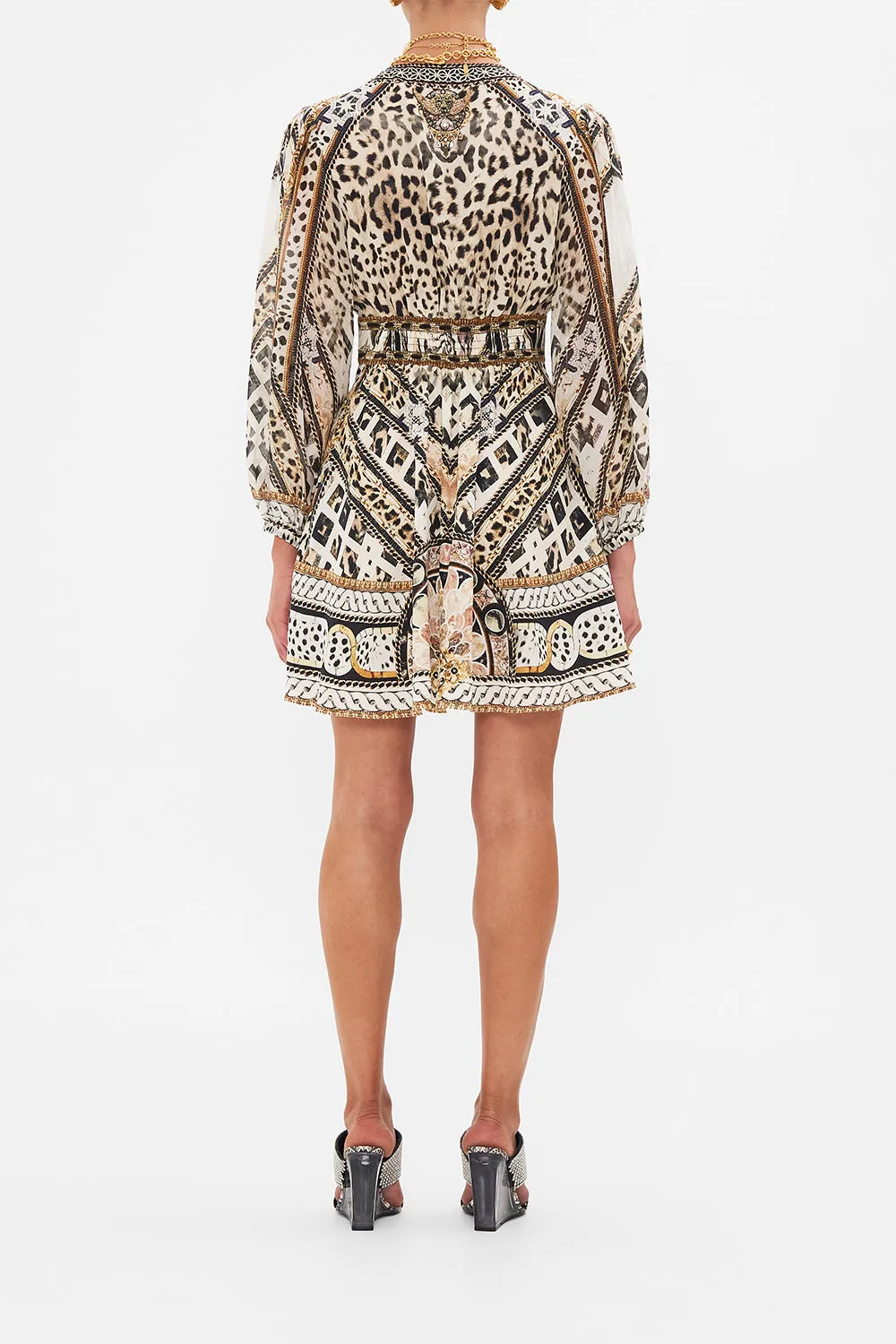 CURVED WAISTBAND SHORT DRESS MOSAIC MUSE sold by Camilla product image thumbnail 2