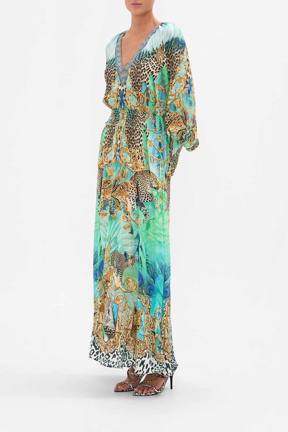 DRESS WITH SHIRRED WAIST AND CUFF LAY OF THE LAND sold by Camilla product image thumbnail 4