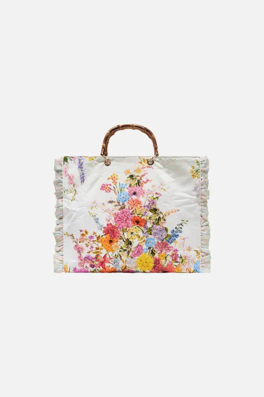 FRILLED EDGE TOTE SUNLIGHT SYMPHONY sold by Camilla