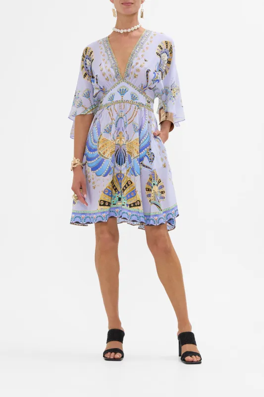 SHORT WAISTED DRESS UNDER SCARAB SKIES sold by Camilla