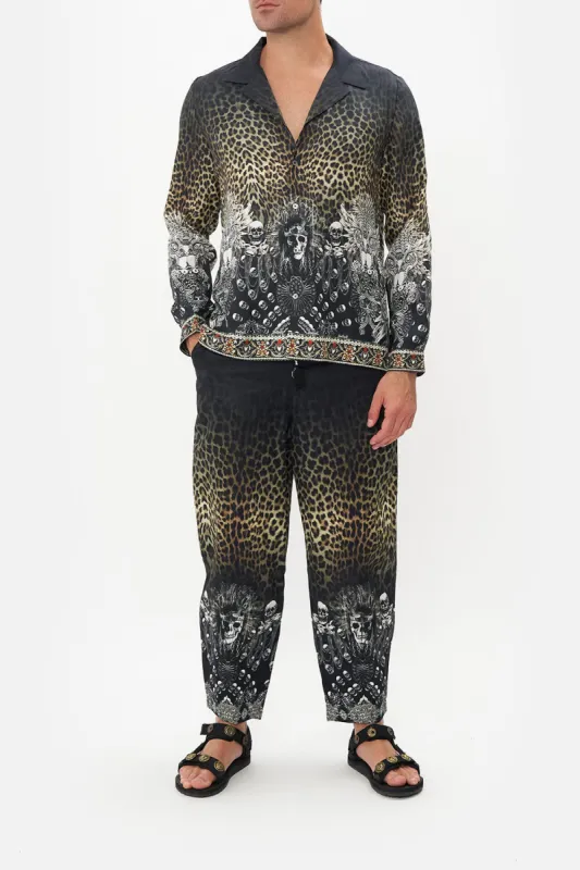 LONG SLEEVE CAMP COLLARED SHIRT ORDER OF DISORDER sold by Camilla