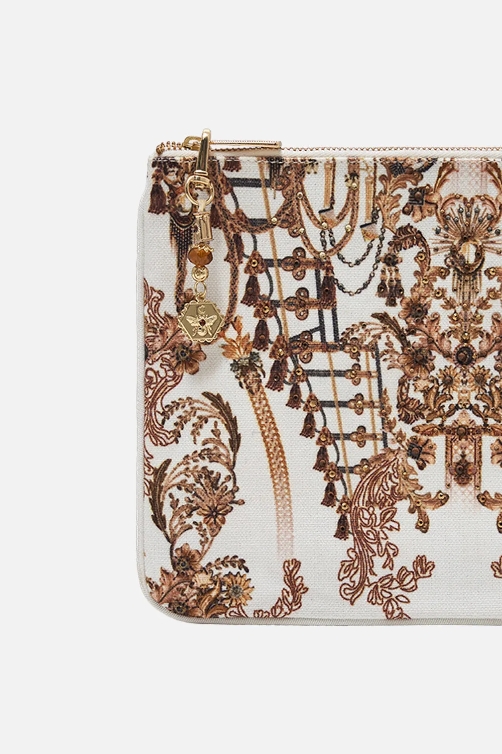 SMALL CANVAS CLUTCH ROAD TO RICHESSE sold by Camilla product image thumbnail 2