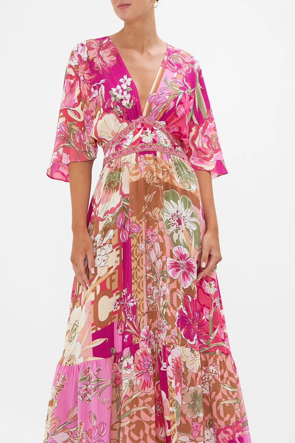 WAISTED DRESS WITH HEM RUFFLE A GIRL NAMED FLORENCE sold by Camilla product image thumbnail 5