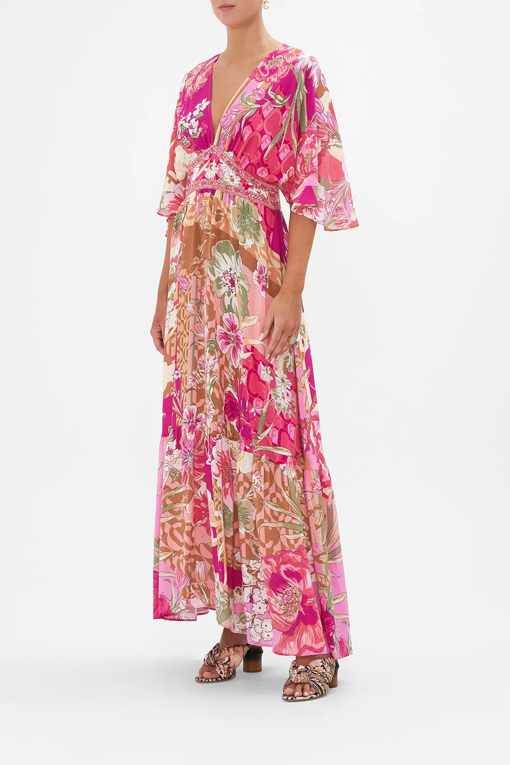 WAISTED DRESS WITH HEM RUFFLE A GIRL NAMED FLORENCE sold by Camilla product image thumbnail 4