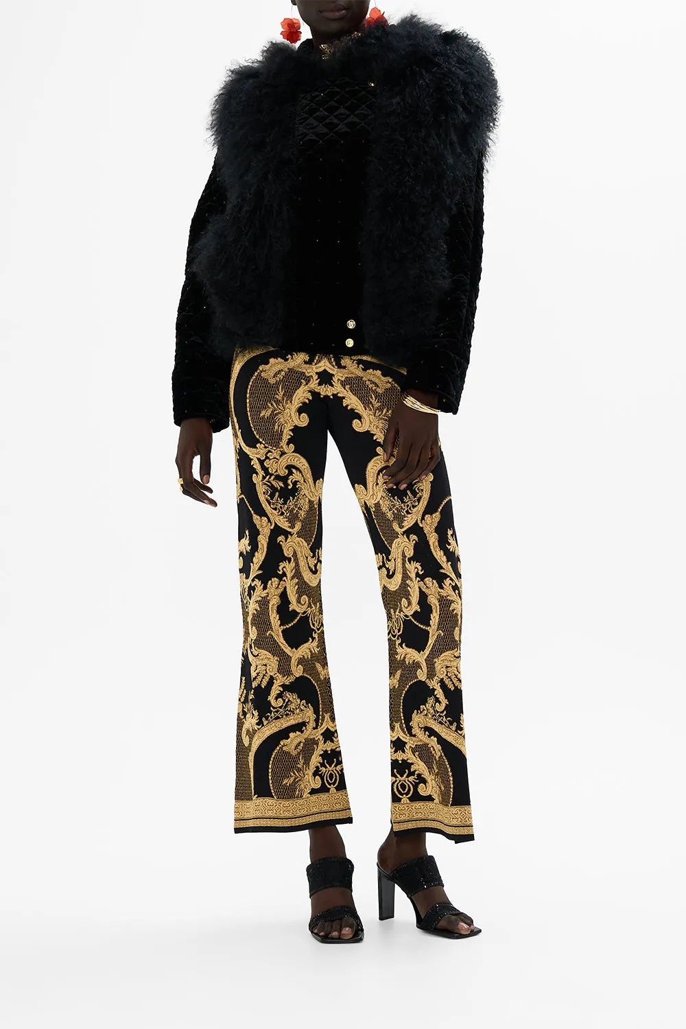 VELVET JACKET WITH FUR PANELS MAGIC IN THE MANUSCRIPTS sold by Camilla