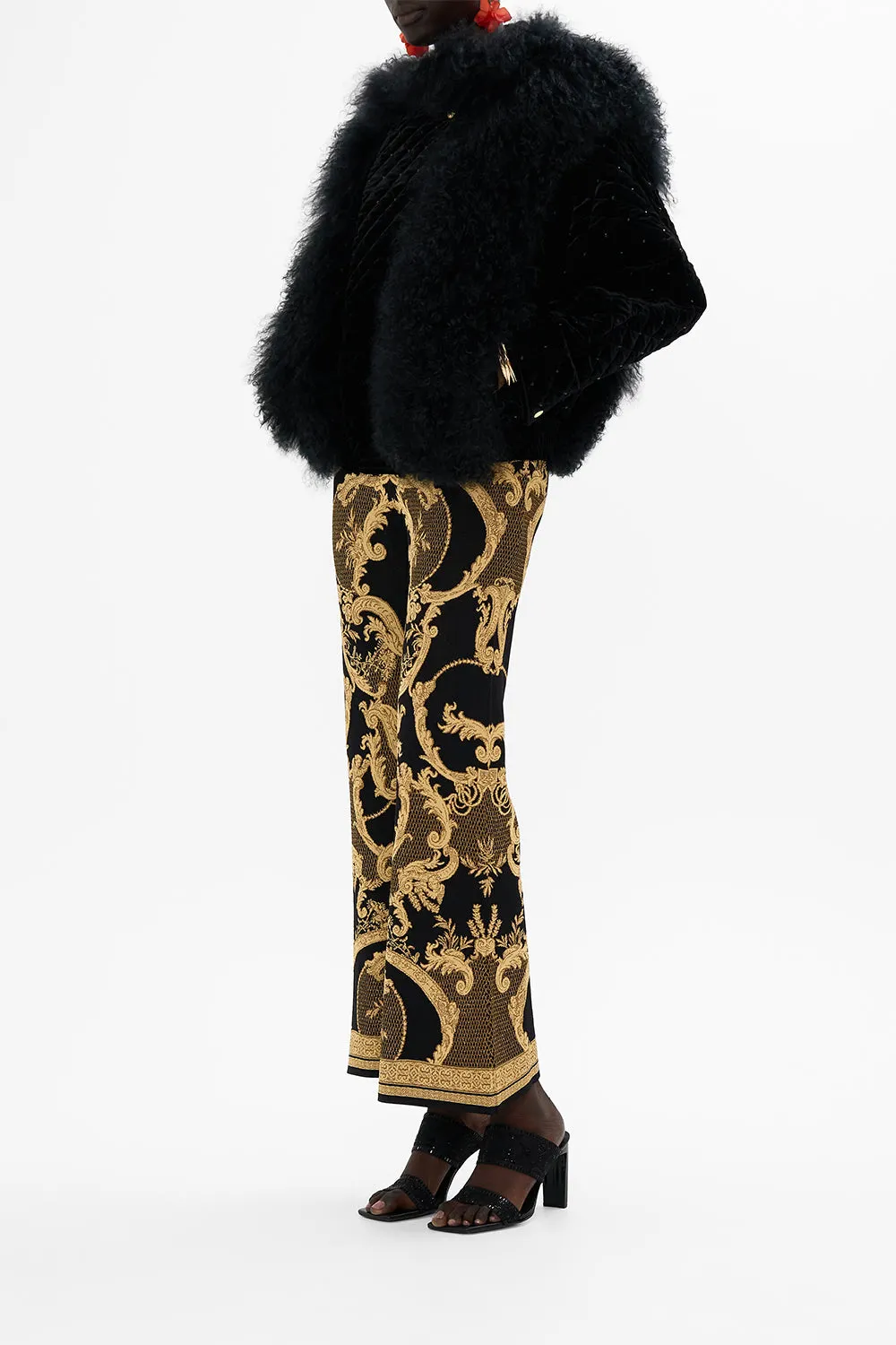 VELVET JACKET WITH FUR PANELS MAGIC IN THE MANUSCRIPTS sold by Camilla product image thumbnail 4