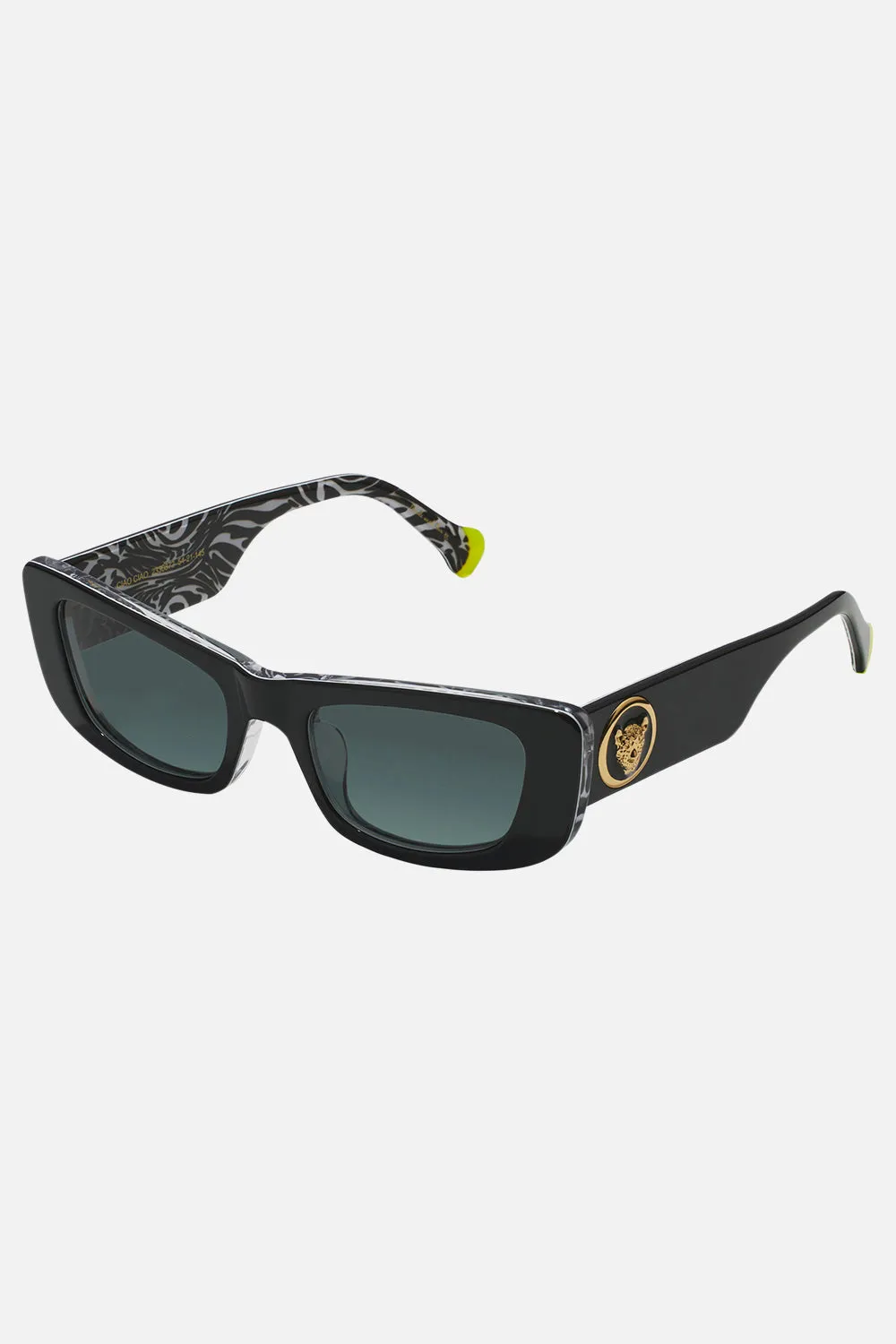 CIAO CIAO SUNGLASSES SOLID BLACK sold by Camilla