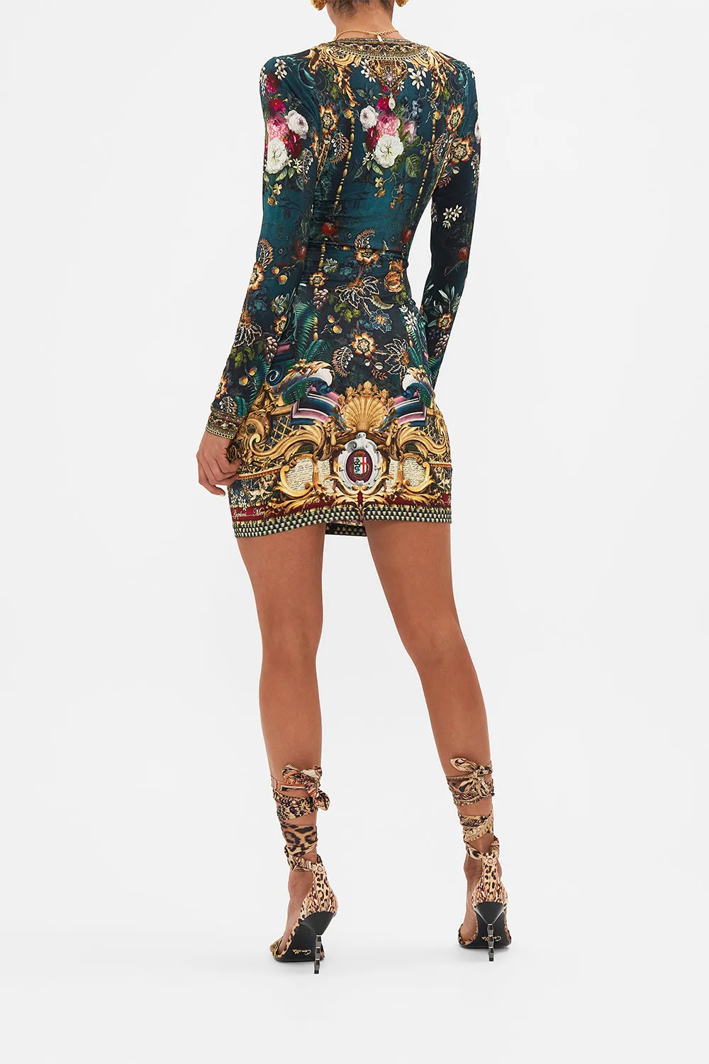 V-NECK CROSS FRONT DRESS VERDIS WORLD sold by Camilla product image thumbnail 2