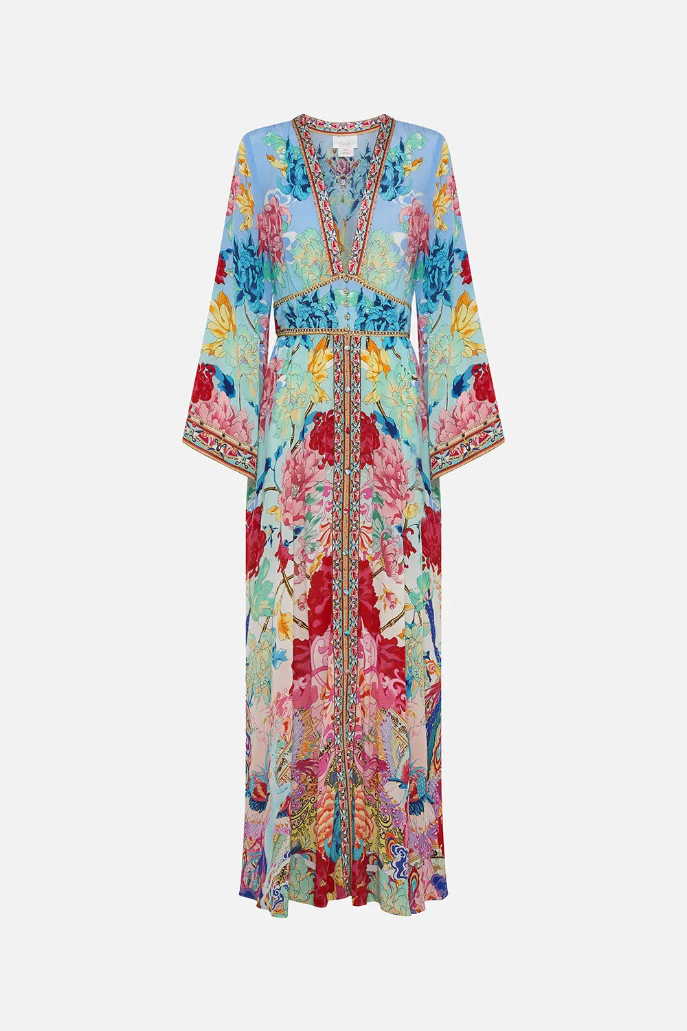 KIMONO SLEEVE DRESS WITH SHIRRING DETAIL GO STAG sold by Camilla product image thumbnail 3