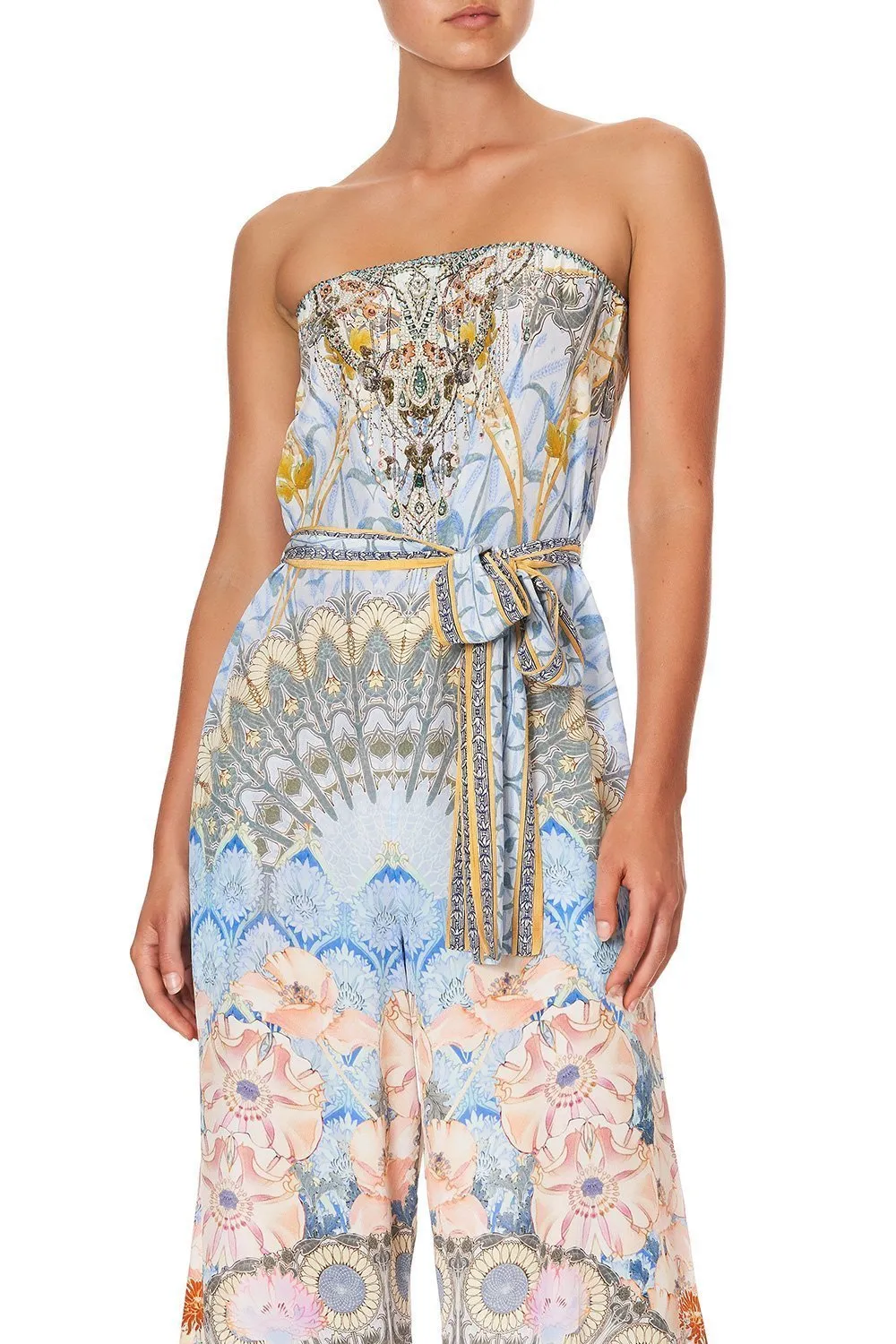 TIE WAIST STRAPLESS JUMPSUIT MORRIS MUSE sold by Camilla product image thumbnail 5