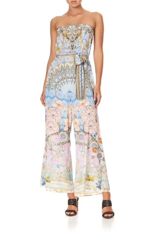 TIE WAIST STRAPLESS JUMPSUIT MORRIS MUSE sold by Camilla