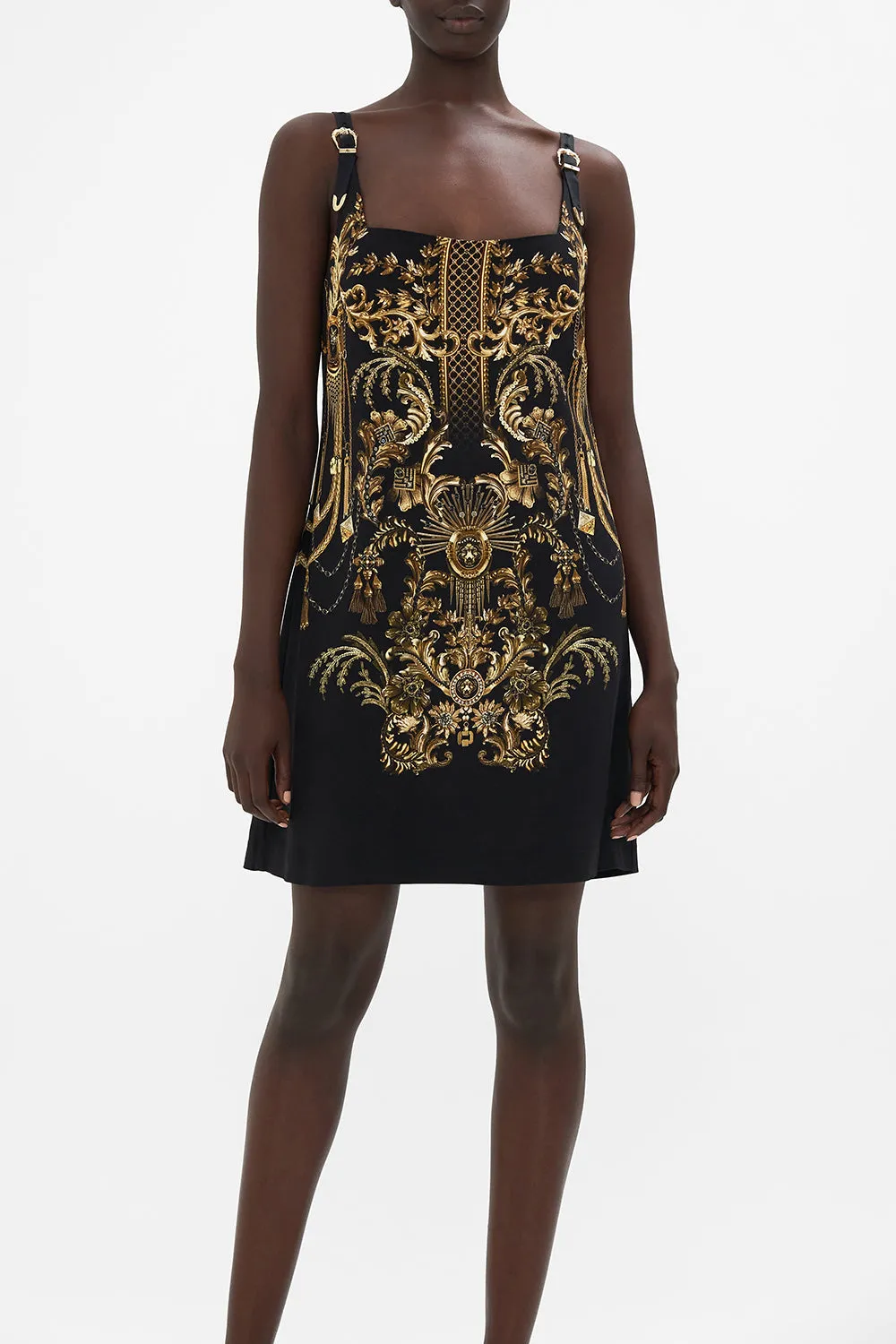 SQUARE NECK SHIFT DRESS THE NIGHT IS NOIR sold by Camilla product image thumbnail 5