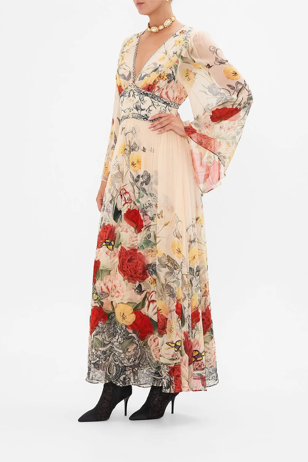 FLARED SLEEVE DRESS ETCHED INTO ETERNITY sold by Camilla product image thumbnail 4