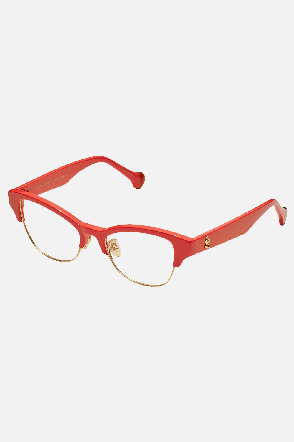OUT OF OFFICE OPTICAL GLASSES TANGERINE sold by Camilla