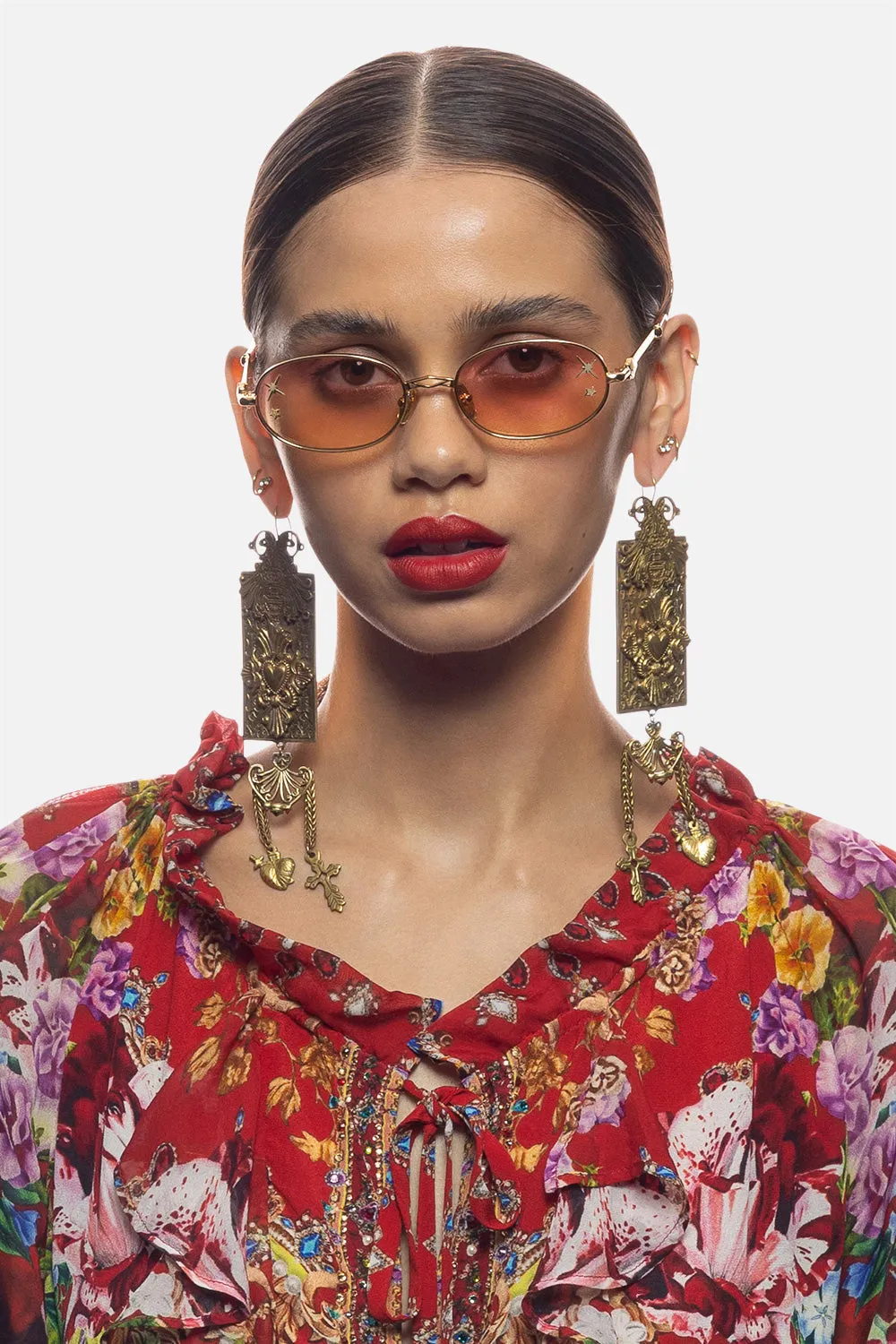 DAY TRIPPER SUNGLASSES GOLD sold by Camilla product image thumbnail 4