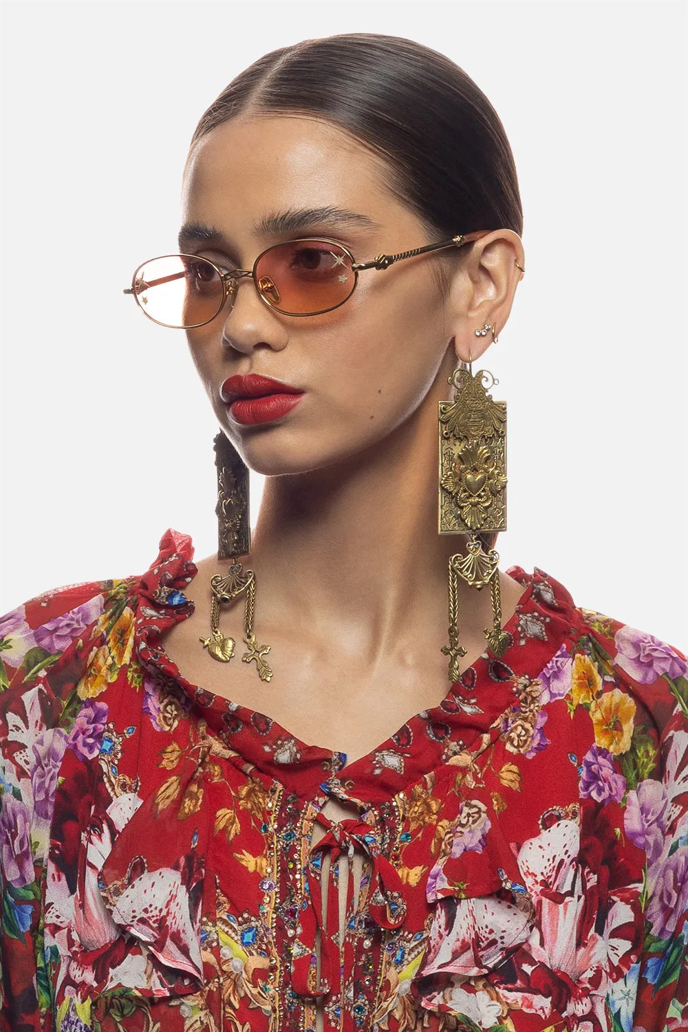 DAY TRIPPER SUNGLASSES GOLD sold by Camilla product image thumbnail 5