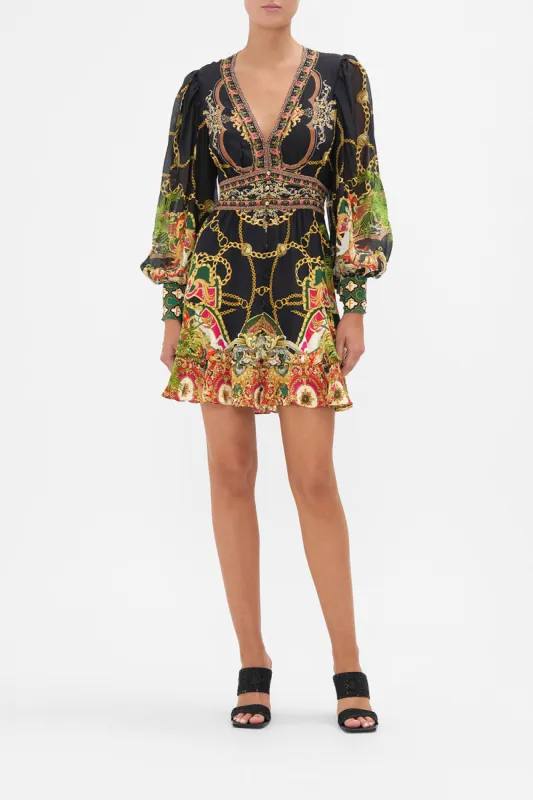 BUTTON FRONT FRILL DRESS JEALOUSY AND JEWELS sold by Camilla